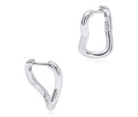 Silver Hoop Earring HO-2615